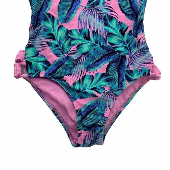 Glitter Beach One Piece Swimsuit Tropical Size 8 - Picture 5 of 8